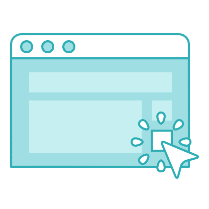 Mouse clicking a button on a browser