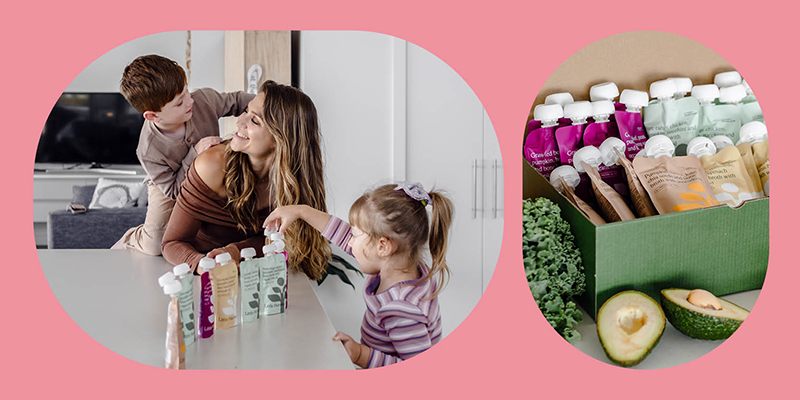 Janae Henkel and her children, Harvey and Noa